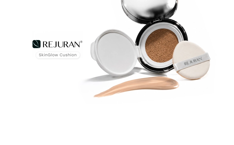 Rejuran SkinGlow Cushion SPF 50+: усе про тональний кушон, що вже став бестселером