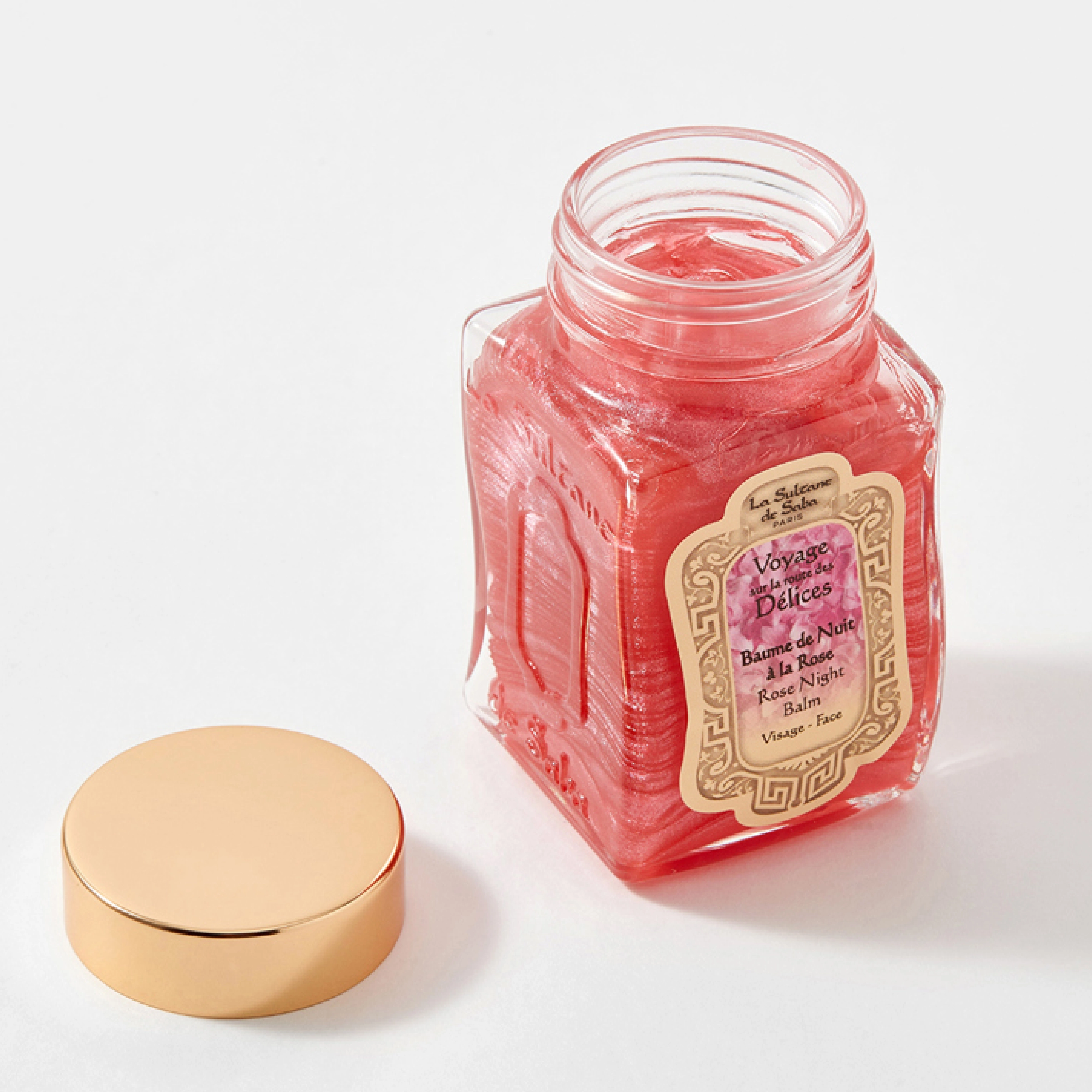 Нічний бальзам для обличчя з екстрактом троянди Face Night Balm Rose LA SULTANE DE SABA Обʼєм 100 мл — фото 4