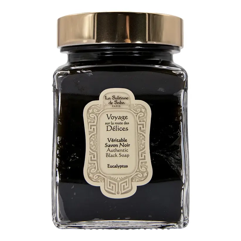 Черное мыло с эвкалиптом Black Soap Eucalyptus LA SULTANE DE SABA Объем 300 мл
