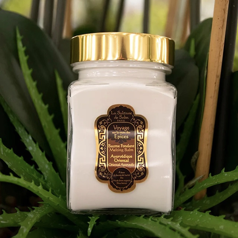 Бальзам для тела Аюрведический Melting Balm Oriental Ayurvedic Amber Vanilla Patchouli LA SULTANE DE SABA Объем 300 мл — фото 3
