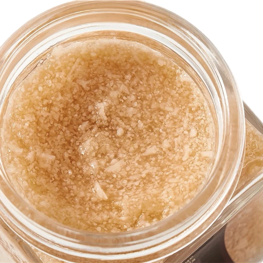Кокосовий скраб для тіла Квіти Лотоса та Франжипані Lulur Scrub Lotus and Frangipani Flower LA SULTANE DE SABA Обʼєм 300 мл — фото 2