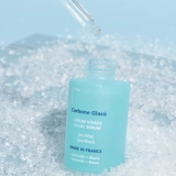 Очищающая сыворотка для лица с гамамелисом и экстрактом мальвы Carbone Glacé Purifying Face Serum RARE PARIS Объем 30 мл — фото 2