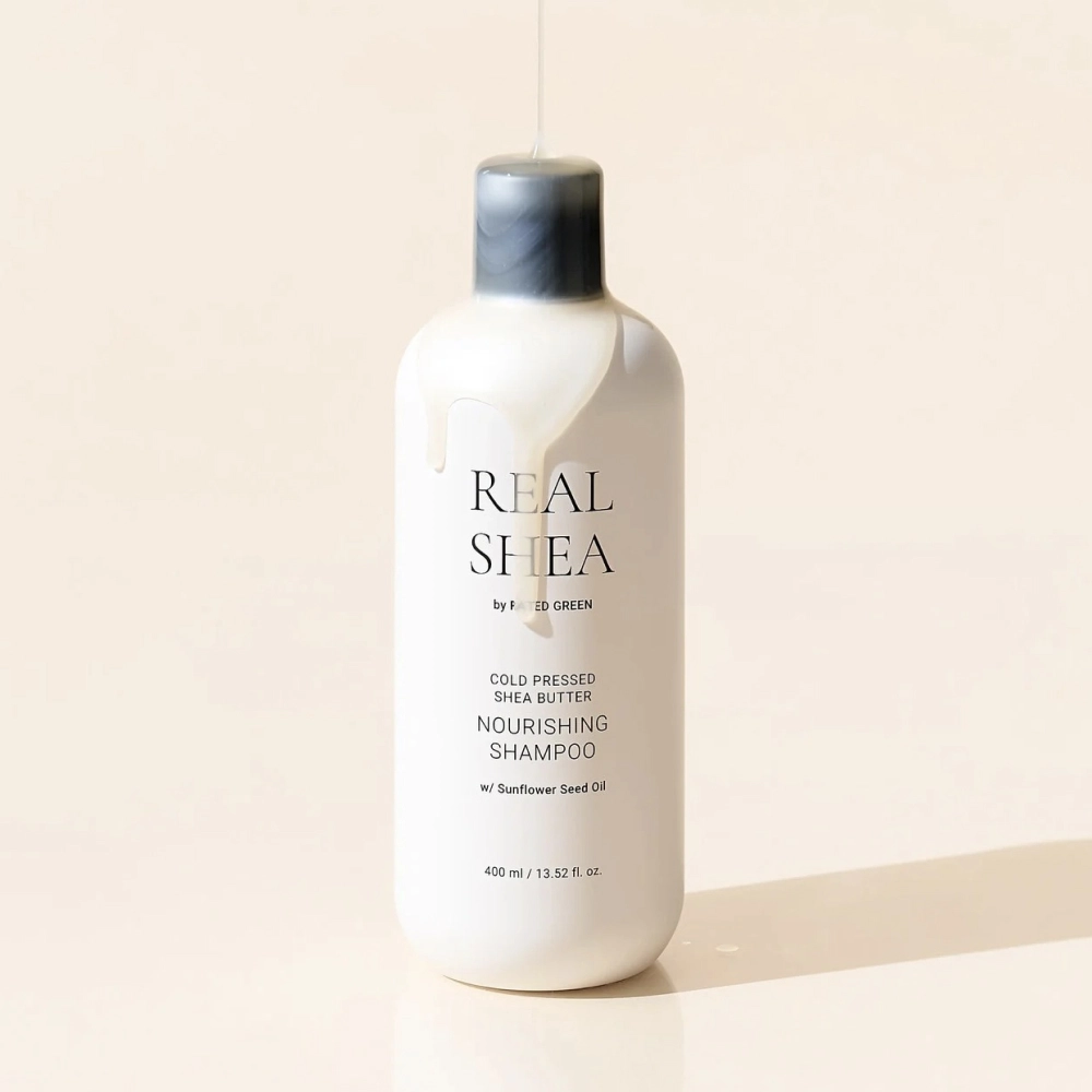 Поживний шампунь з олією ши Real Shea Nourishing Shampoo RATED GREEN Обʼєм 400 мл — фото 3