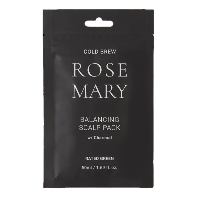 Балансирующая маска с розмарином Rosemary Balancing Scalp Pack with Charcoal RATED GREEN Объем 50 мл