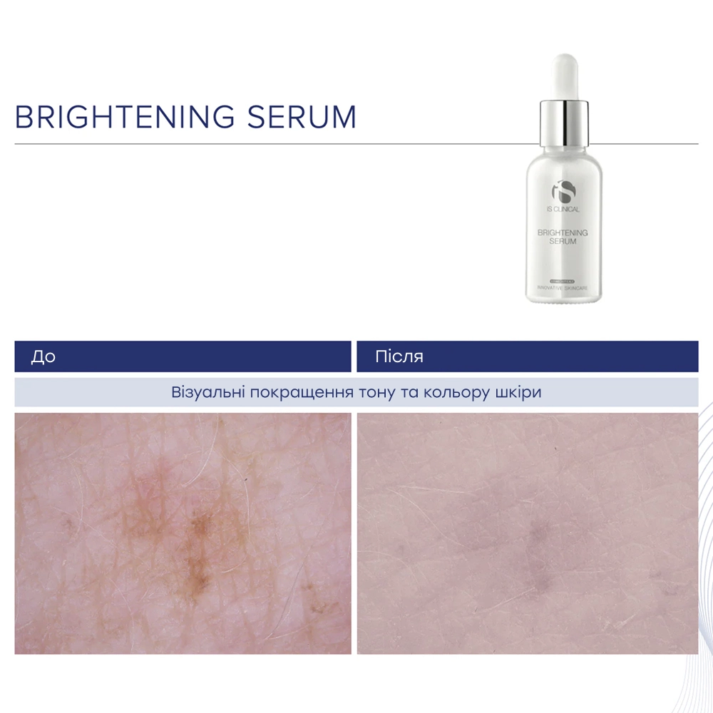 Осветляющая сыворотка для лица Brightening Serum IS CLINICAL Объем 15 мл — фото 3
