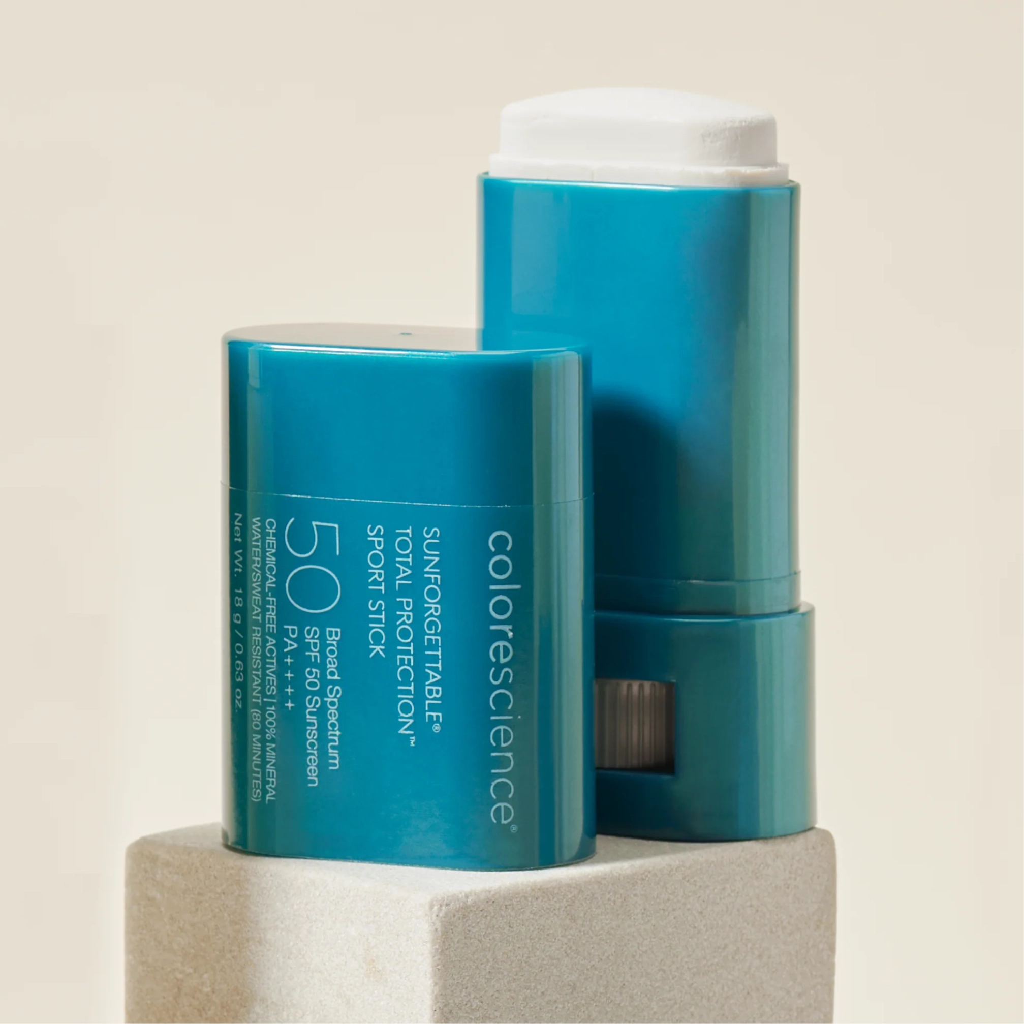 Солнцезащитный стик Sunforgettable Total Protection Sport Stick SPF 50 COLORESCIENCE Вес 18 г — фото 5