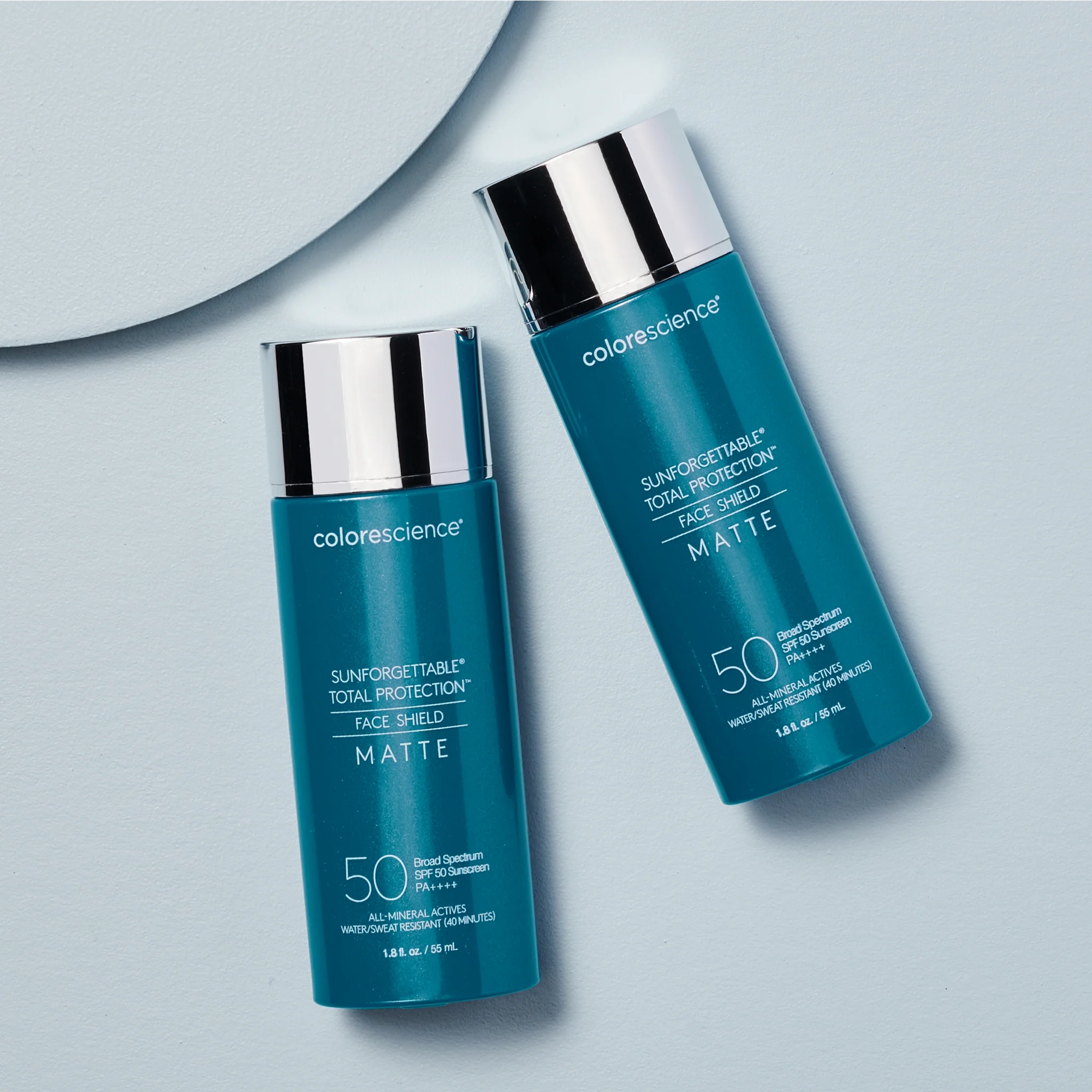 Сонцезахисний крем для обличчя з матуючим ефектом Sunforgettable Total Protection Face Shield Matte SPF 50 COLORESCIENCE Обʼєм 55 мл — фото 5