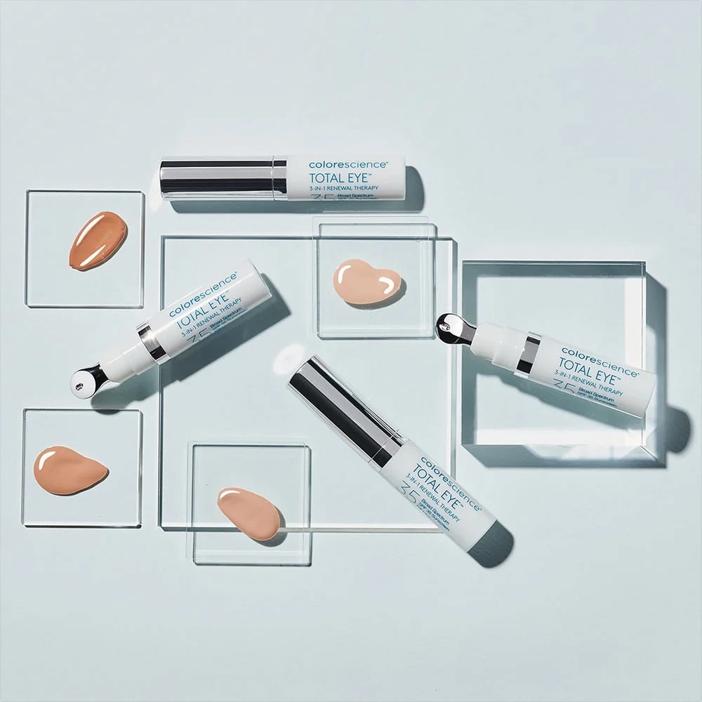 Крем для кожи вокруг глаз Total Eye 3-в-1 Renewal Therapy SPF 35 COLORESCIENCE Оттенок Fair — фото 4
