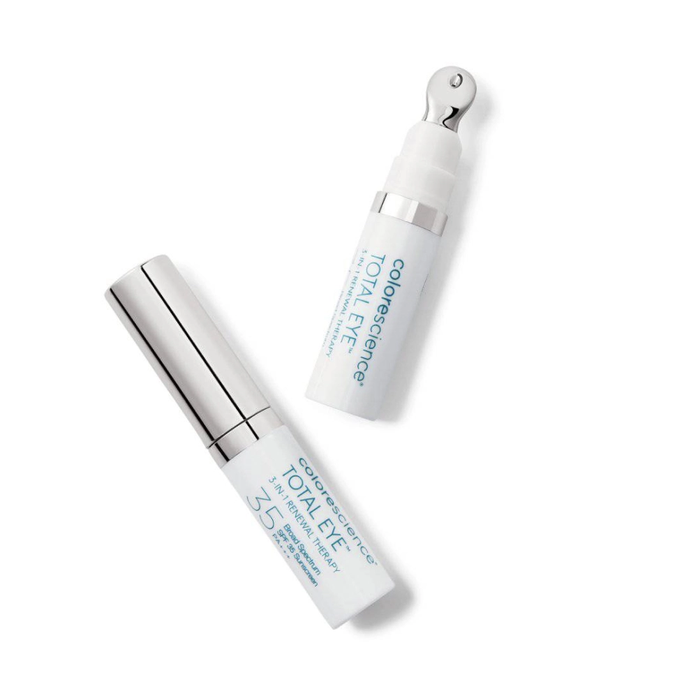 Крем для кожи вокруг глаз Total Eye 3-в-1 Renewal Therapy SPF 35 COLORESCIENCE Оттенок Fair — фото 6