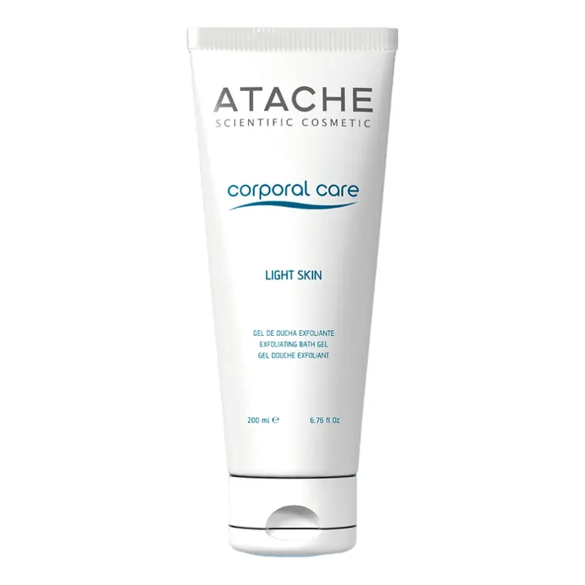 Оновлюючий гель-пілінг для обличчя та тіла Corporal Care Light Skin ATACHE Обʼєм 200 мл