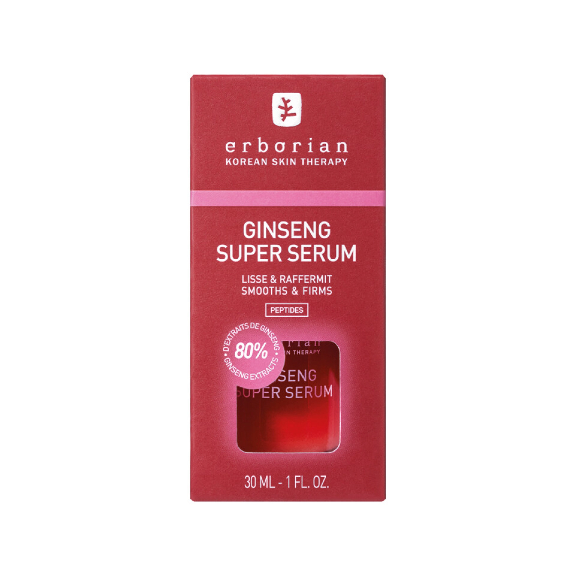 Сироватка для обличчя з екстрактом женьшеню Ginseng Super Serum ERBORIAN Обʼєм 30 мл — фото 3