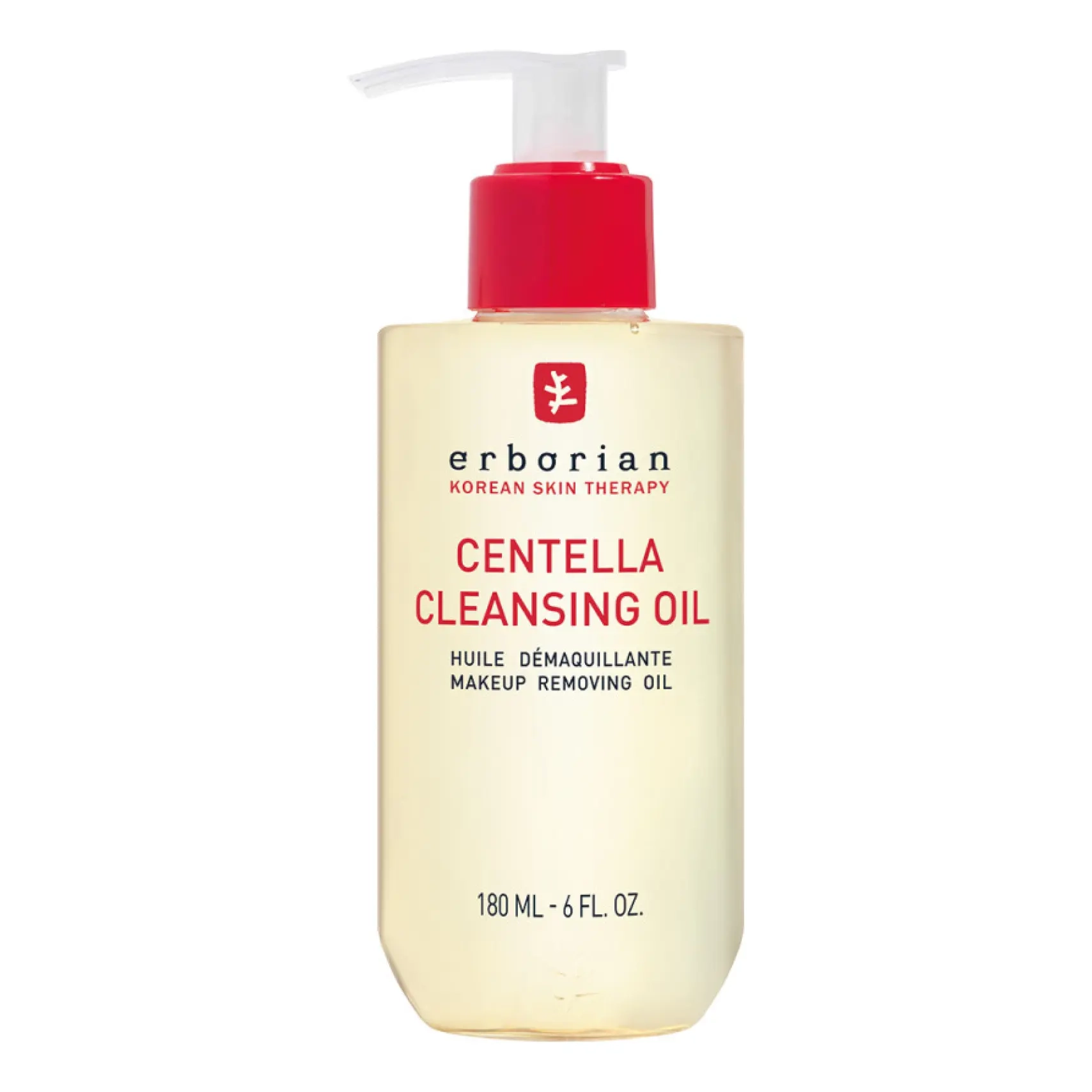 Олія для очищення обличчя з екстрактом центелли Centella Facial Cleansing Oil ERBORIAN Обʼєм 180 мл