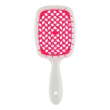 Щітка для волосся Біла з малиновим Superbrush Біла з малиновим JANEKE