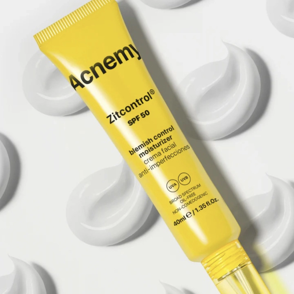 Крем-актив для шкіри схильної до акне з SPF 50 Zitcontrol SPF 50 ACNEMY Обʼєм 40 мл — фото 2