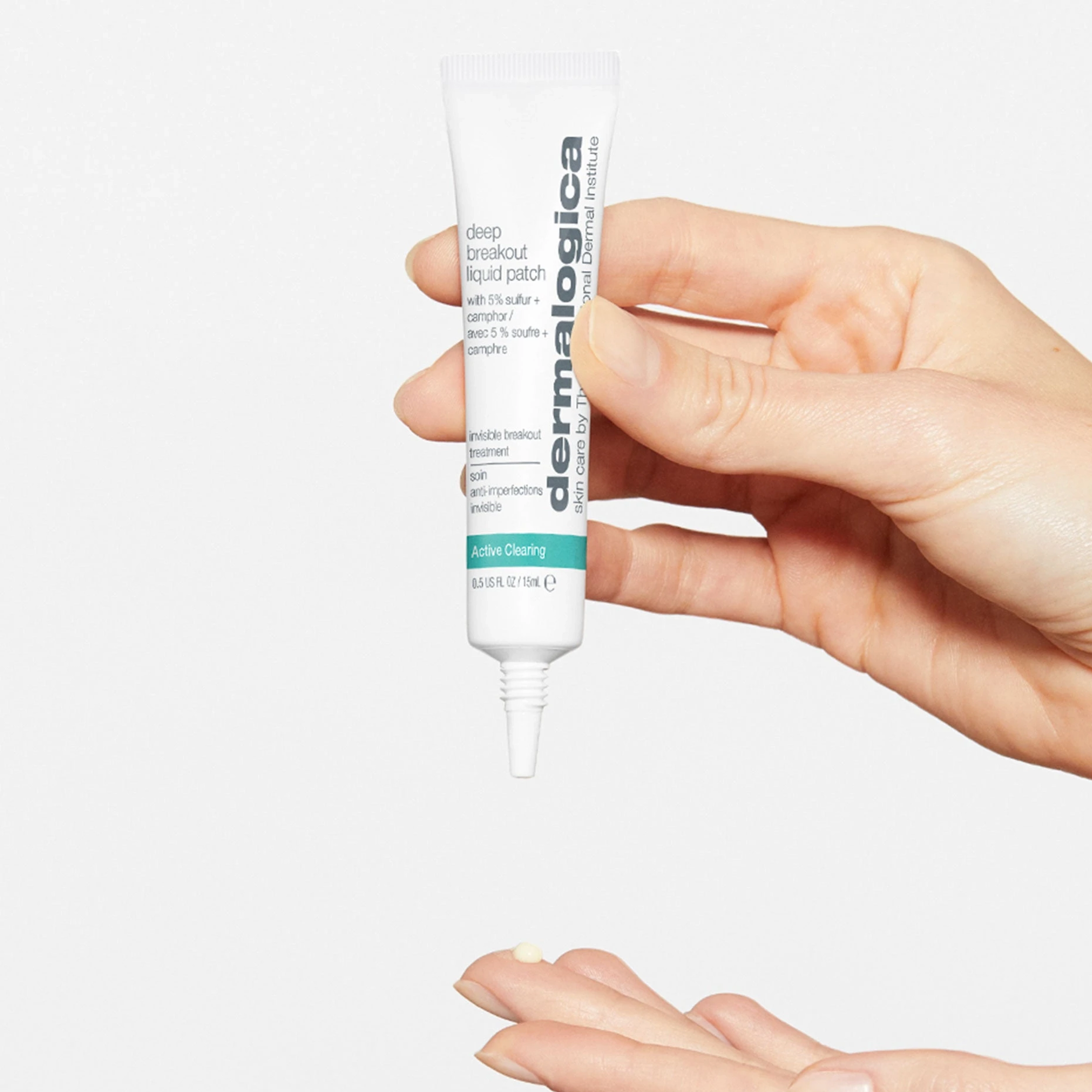 Рідкий пластир для лікування акне Deep Аcne Invisible Liquid Patch DERMALOGICA Обʼєм 15 мл — фото 4