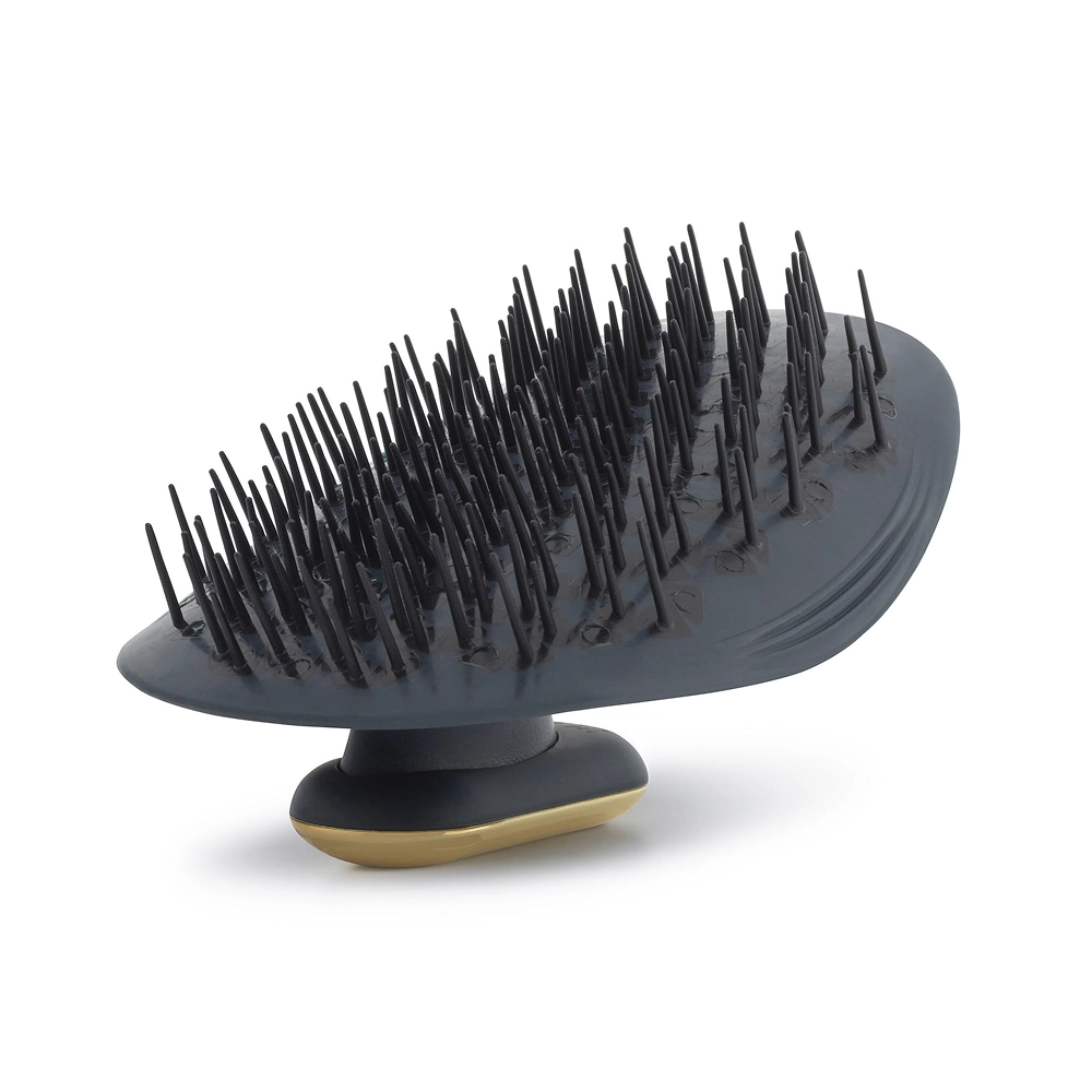 Массажная щетка для волос с держателем - Синяя Pulse Brush Deep Ocean Blue MANTA — фото 3