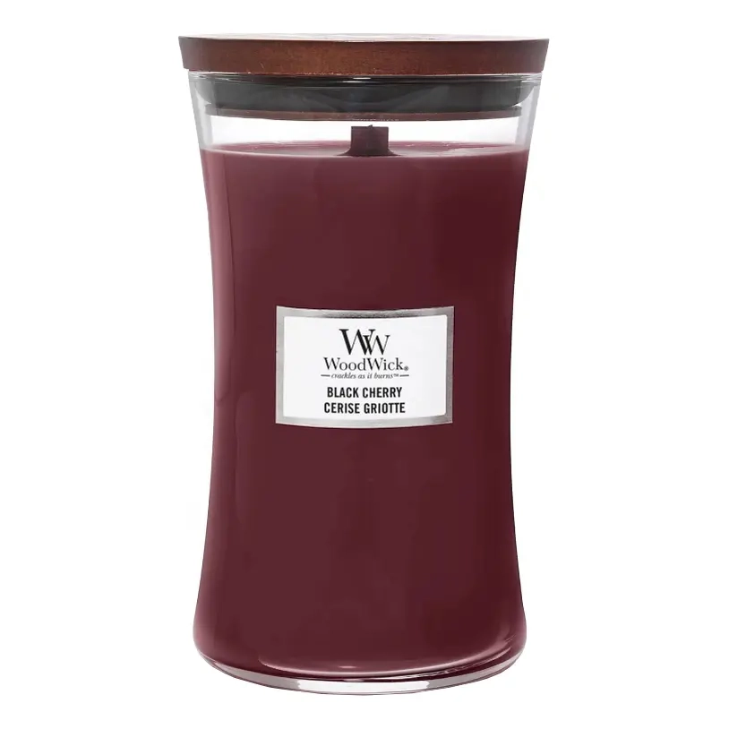 Ароматична свічка з ароматом соковитої черешні Large Black Cherry WOODWICK Вага 609 г