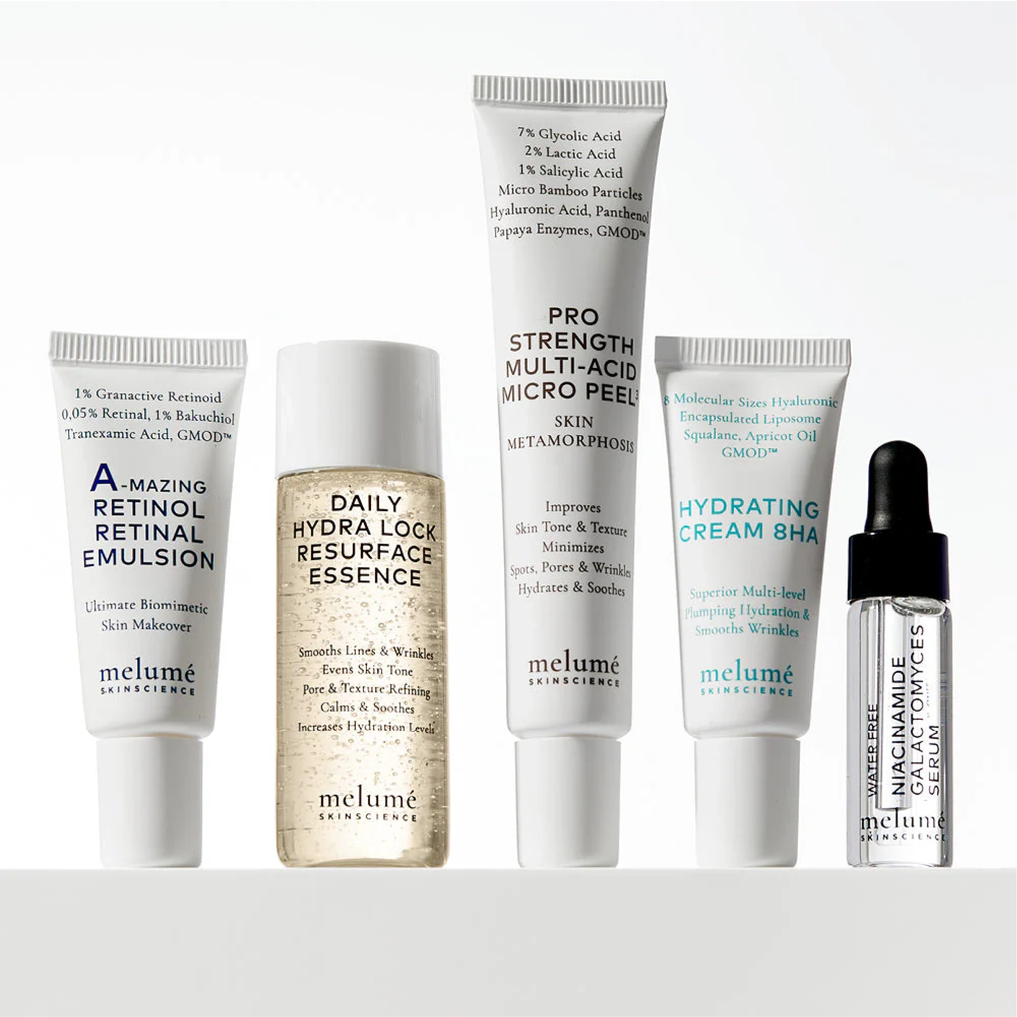 Стартовий набір з мініатюрами Skinsational Starter Kit MELUMÉ SKINSCIENCE — фото 3