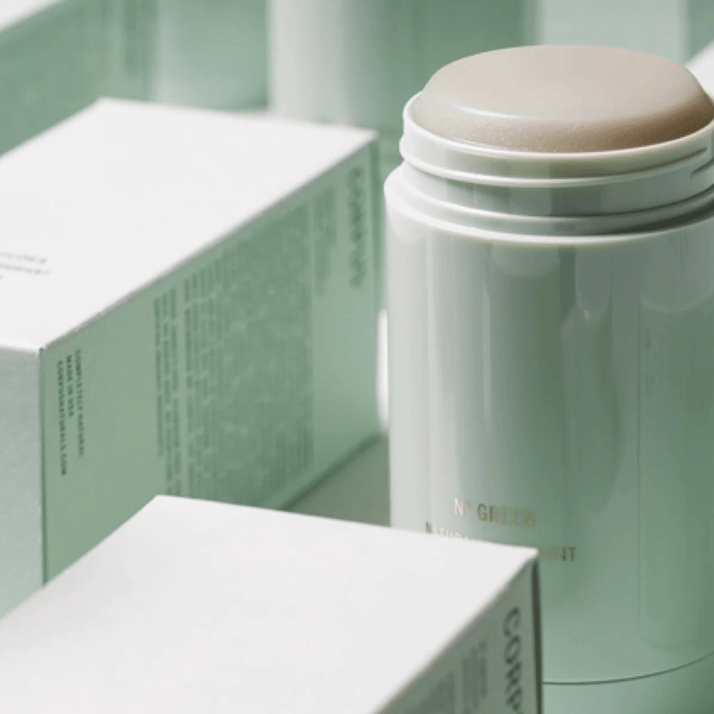 Натуральний дезодорант з ароматом бергамоту та лимона Natural Deodorant "№ Green" CORPUS Вага 75 г — фото 4
