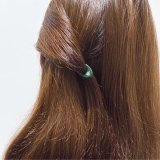 Набір шпильок для волосся № 1 Hairpin Emerald Green (5 per box) FIONA FRANCHIMON — фото 4