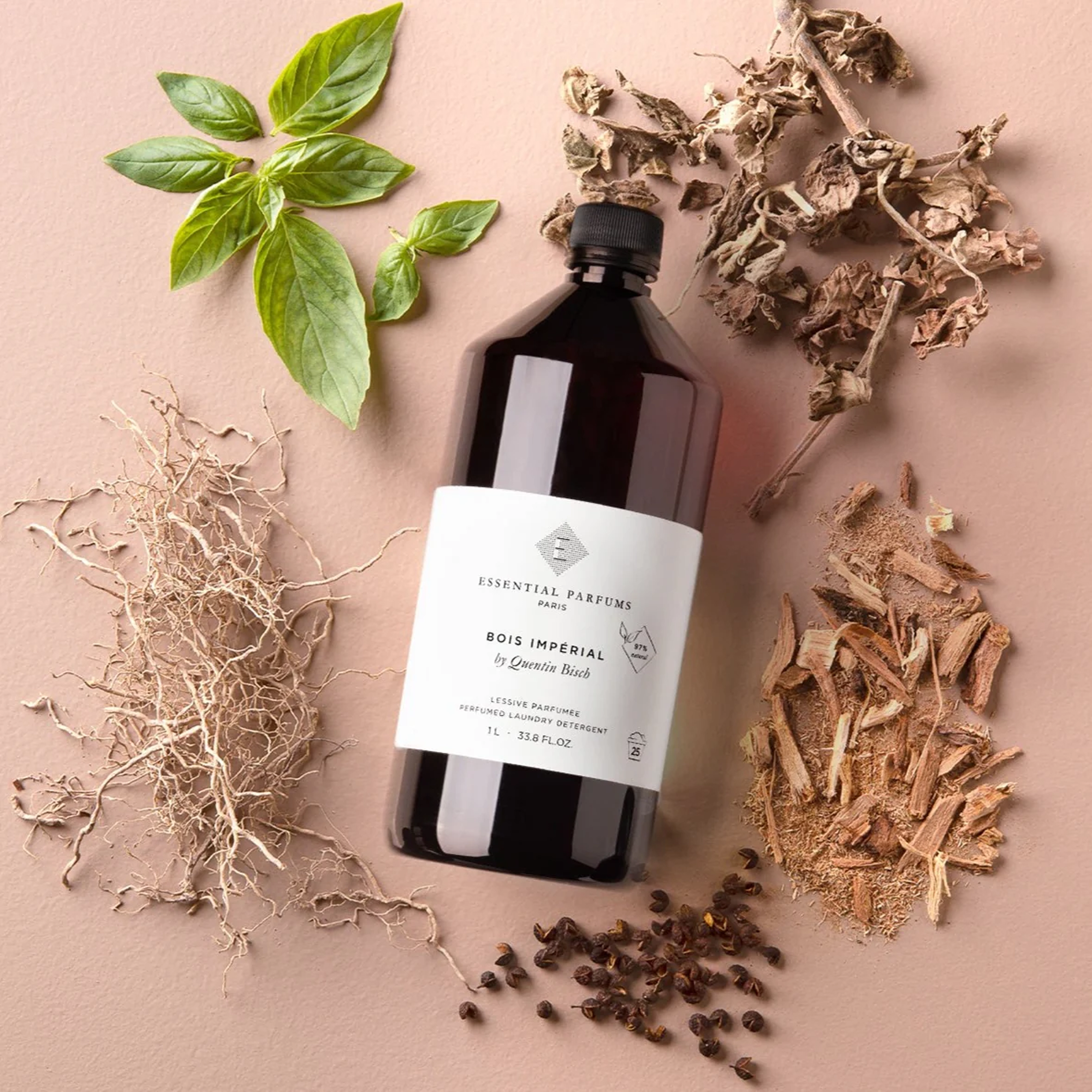 Засіб для прання Bois Imperial Perfumed Laundry ESSENTIAL PARFUMS Обʼєм 1000 мл — фото 2