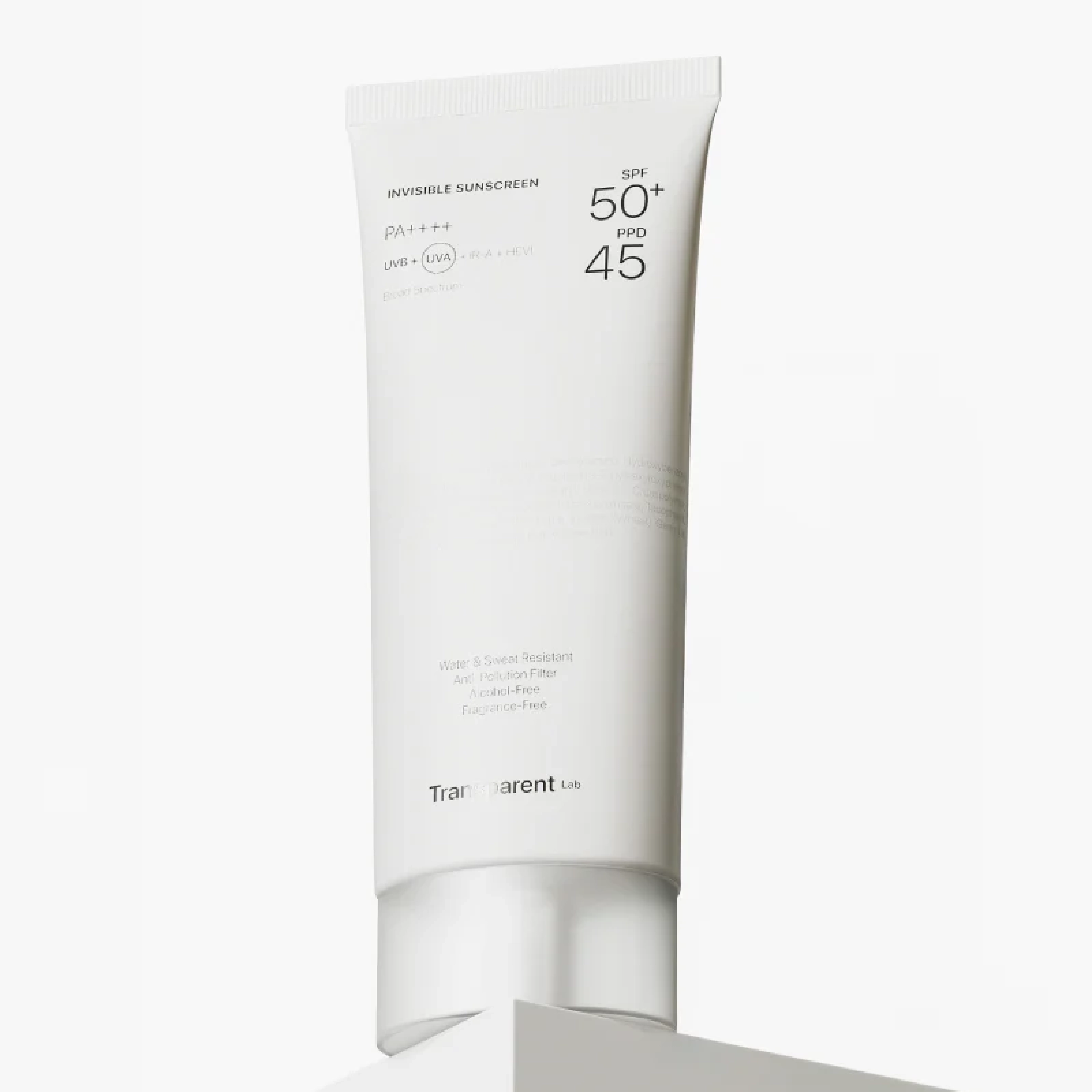 Невидимий сонцезахисний крем SPF 50+ Invisible Sunscreen SPF 50+ TRANSPARENT LAB Обʼєм 100 мл — фото 2