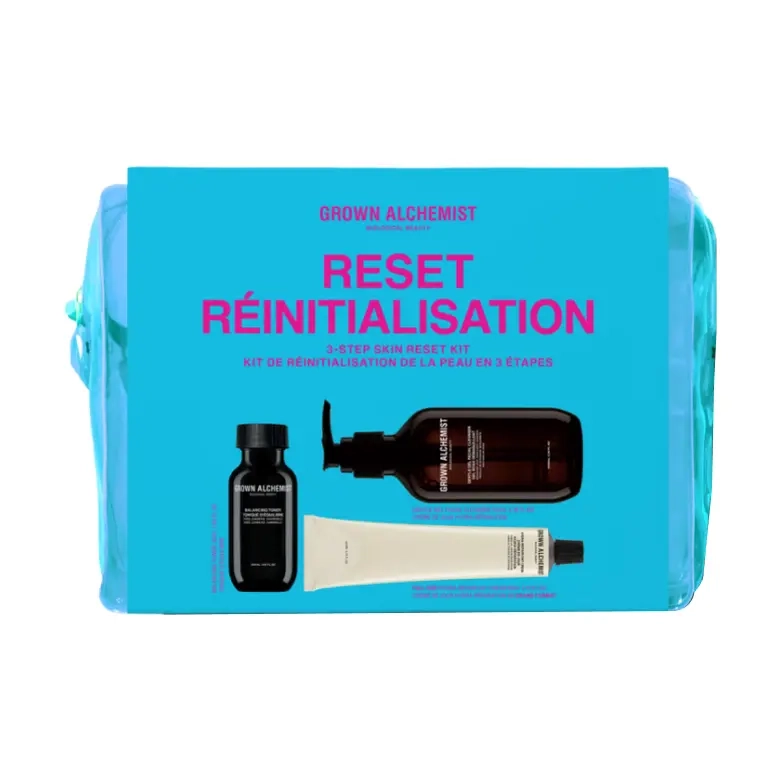 Набір для 3-етапного відновлення шкіри 3-Step Skin Reset Kit GROWN ALCHEMIST