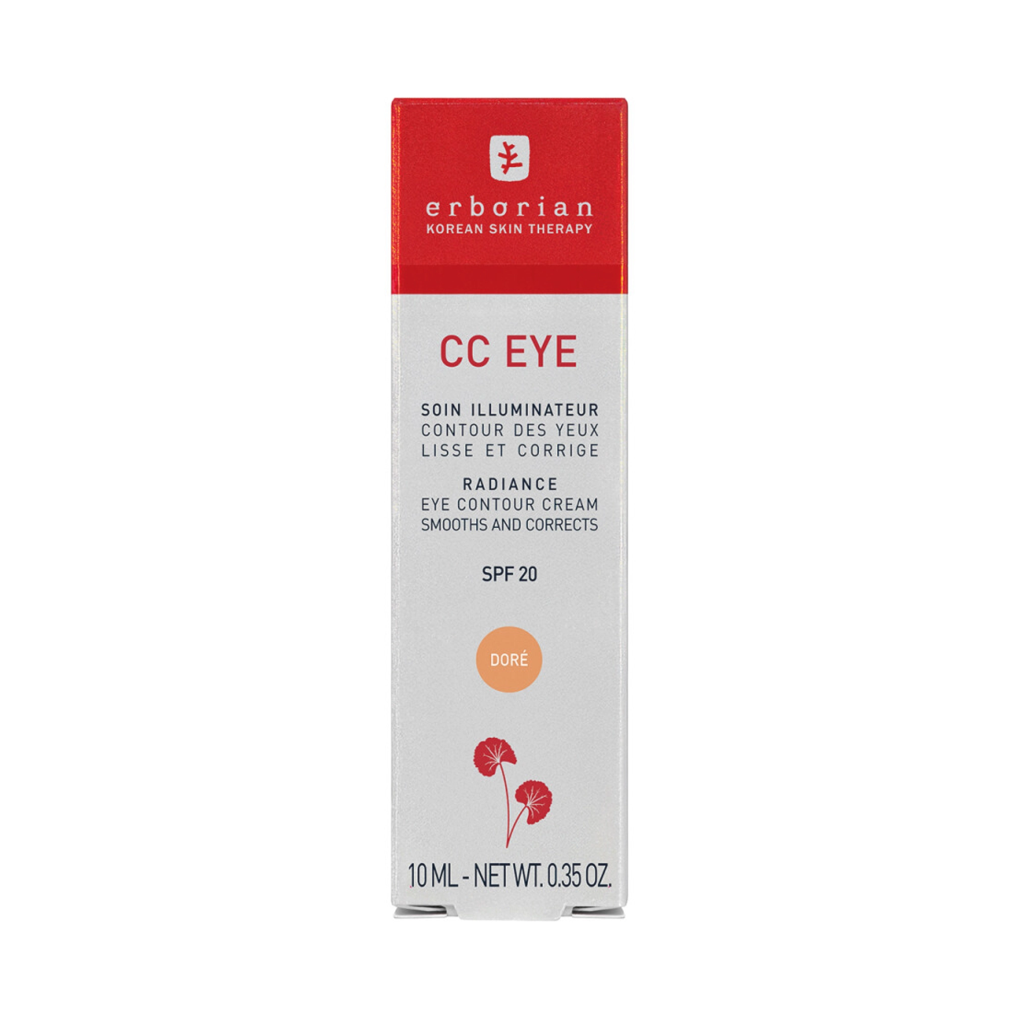 CC крем для кожи вокруг глаз CC Eye Radiance Eye Contour Cream ERBORIAN Оттенок Dore — фото 4