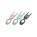 Колекційний набір шпильок для волосся № 1 Hairpin (Combi box) - Emerald Green + Shell Pink + Tantalizing Blue FIONA FRANCHIMON — фото 2