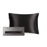 Шовкова наволочка з сатином Soft Silk Pillowcase MON MOU Відтінок Black — фото 3