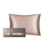 Шелковая наволочка с сатином Soft Silk Pillowcase MON MOU Оттенок Beige — фото 5