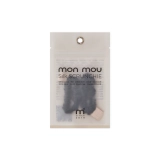 Набір із 2 тонких шовкових міні-резинок Silk Mini Slim Scrunchie Set MON MOU Відтінок Black — фото 2