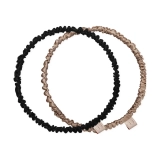 Набір із 2 шовкових обручів Silk Hoops Scrunchies MON MOU Відтінок Set 2