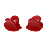 Набор мини заколок-крабов Baby Heart Clip Set in Cherry Kiss EMI JAY