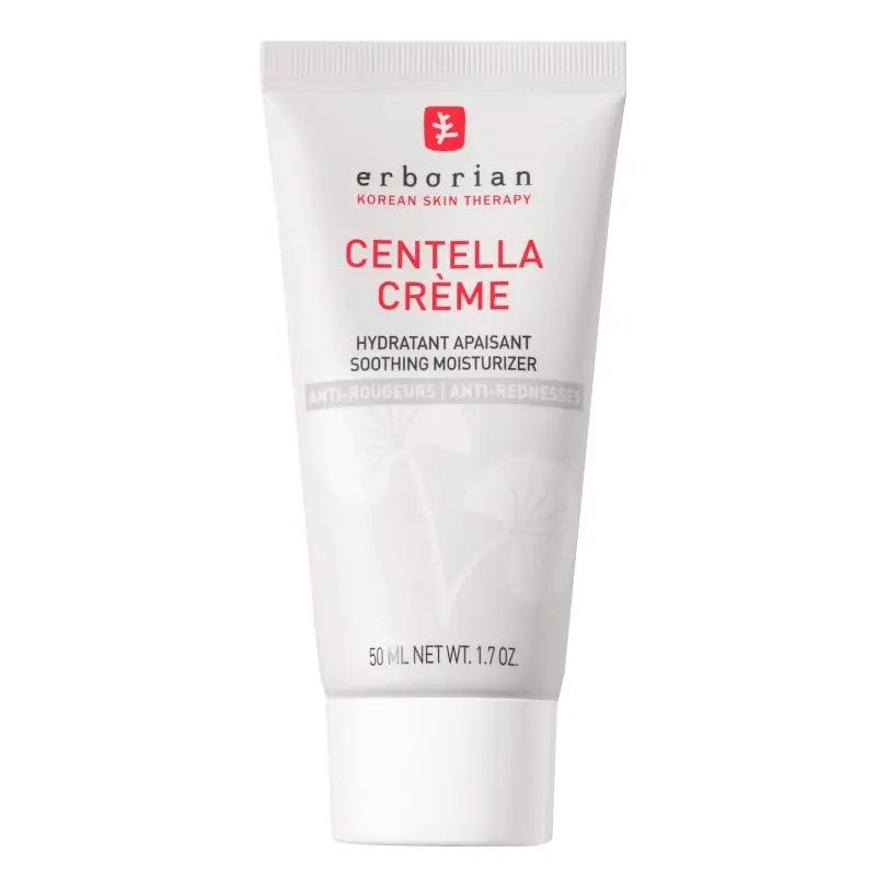 Заспокійливий крем для обличчя з екстарктом центелли Centella Crème ERBORIAN Обʼєм 50 мл