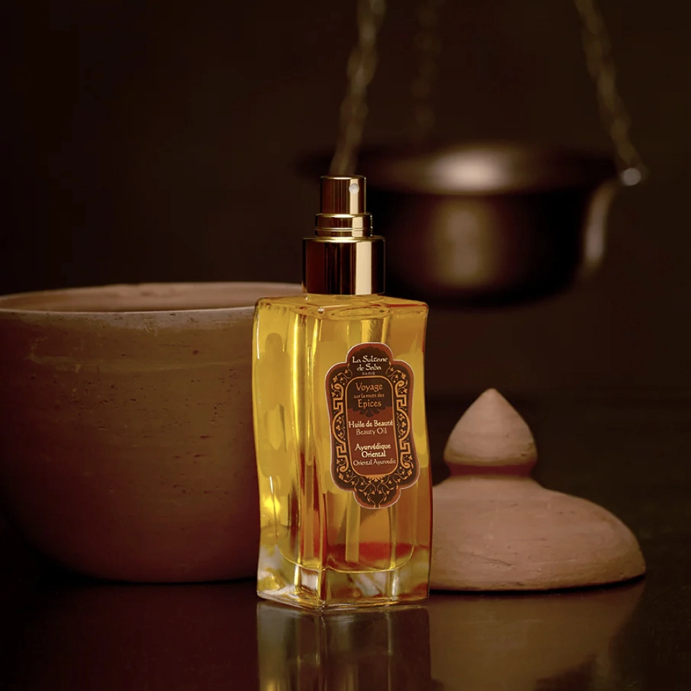 Ароматична олія для тіла Beauty Oil Oriental Ayurvedic Amber Vanilla Patchouli LA SULTANE DE SABA Обʼєм 200 мл — фото 3