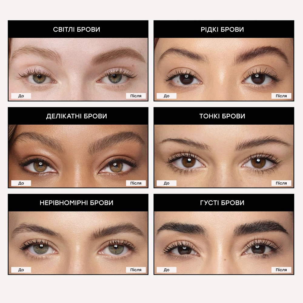 Гель для брів Deluxe Mini Volumizing Tinted Brow Gel ANASTASIA BEVERLY HILLS Відтінок Dark Brown — фото 10
