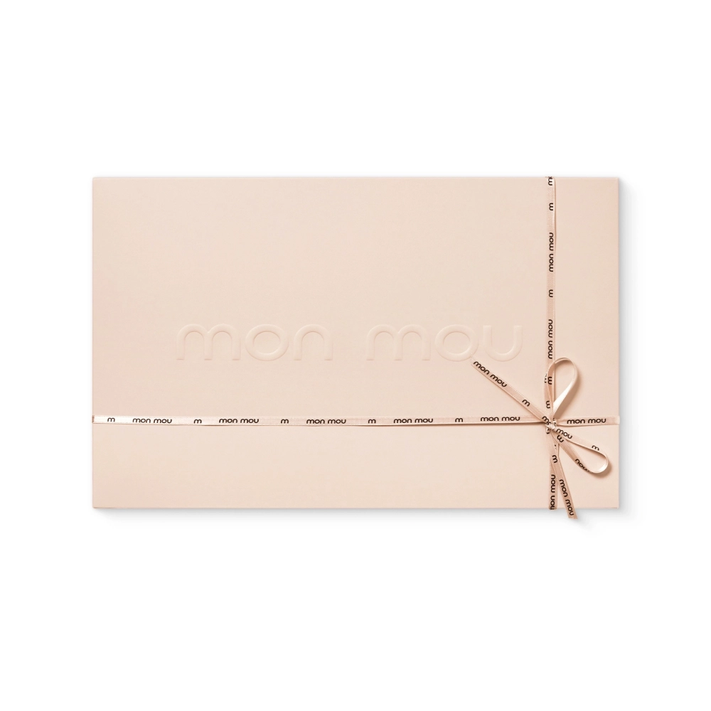 Набор шелковых аксессуаров Soft Silk Set Beige MON MOU — фото 2