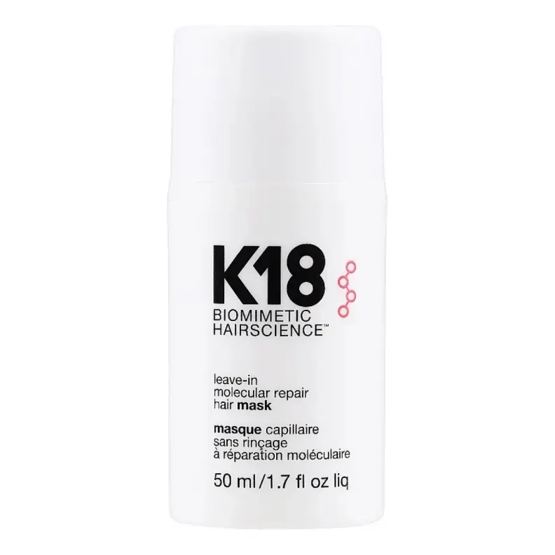 Несмывающаяся маска для молекулярного восстановления волос Leave-in Molecular Repair Hair Mask K18 Объем 50 мл