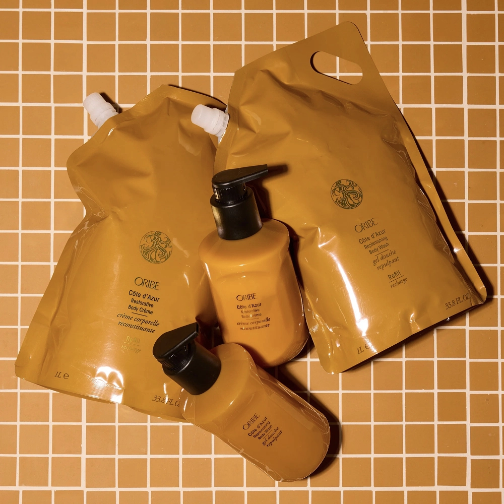 Пробуждающий гель для душа "Лазурный берег" Cote d'Azur Replenishing Body Wash ORIBE Объем 300 мл — фото 6