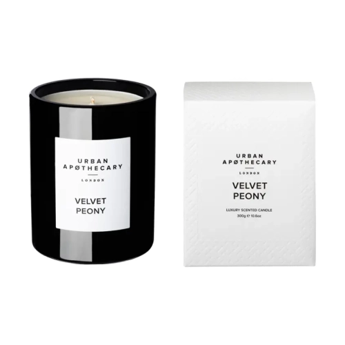 Свеча с древесно-цветочным ароматом, 70 г Candle Velvet Peony 70 g 70 мл