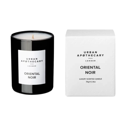 Свеча с ароматами цветов, пряностей и леса, 70 г Candle Oriental Noir 70 g 70 мл