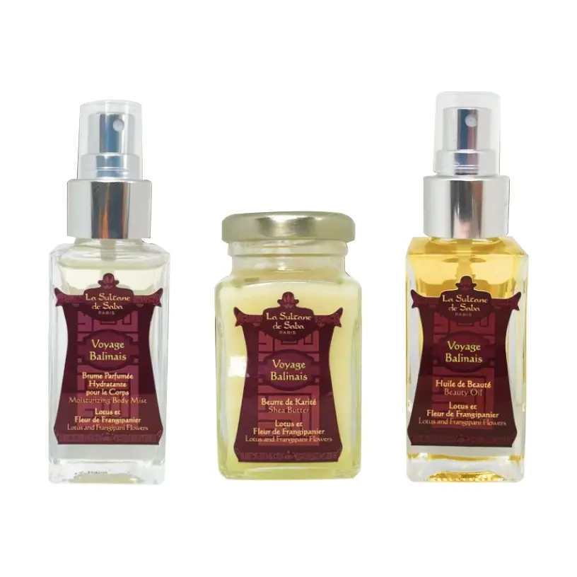 Набір для тіла Квіти Лотоса та Франжипані Bali Mist Gift Set Lotus and Frangipani Flowers LA SULTANE DE SABA