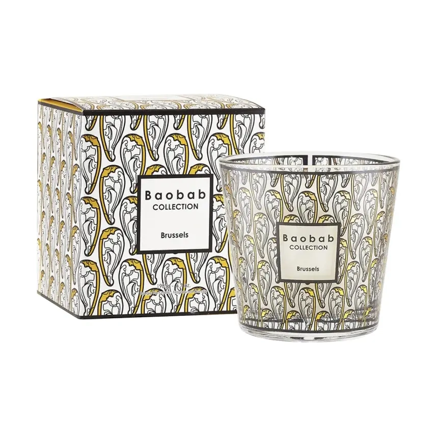 Ароматична свічка з ароматом кедру, сандалового дерева та меду My First Baobab Brussels BAOBAB COLLECTION Вага 190 г