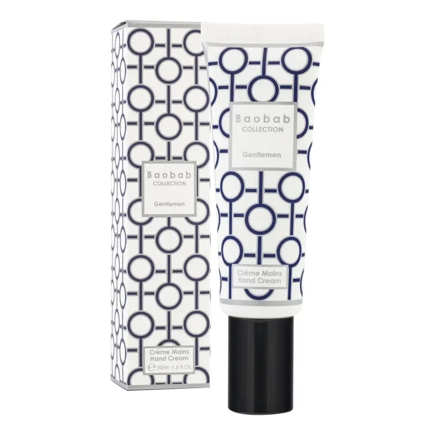 Крем для рук з ароматом рому, шафрану та лабдануму Hand Cream Gentlemen BAOBAB COLLECTION Обʼєм 50 мл
