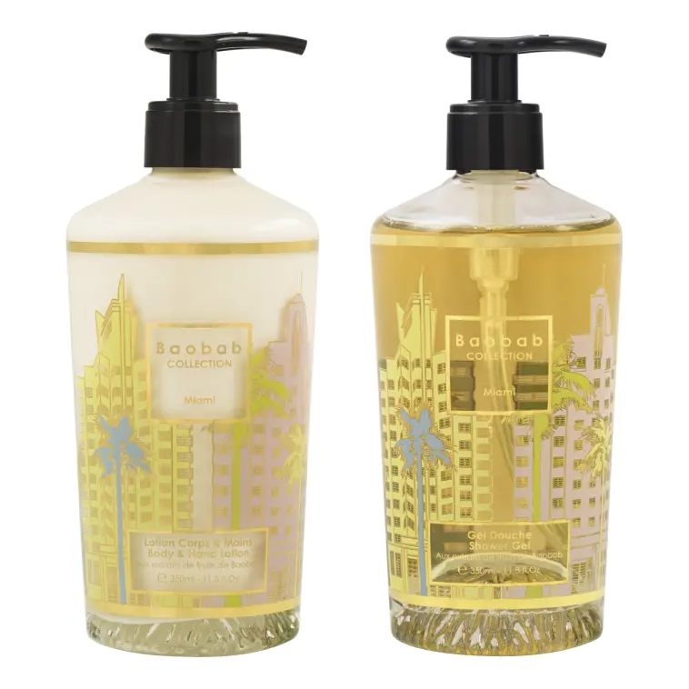 Подарочный набор Gift Box Shower Gel & Body Lotion Miami BAOBAB COLLECTION Объем 350 мл