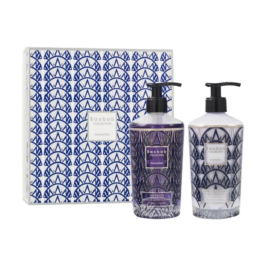 Подарунковий набір Gift Box Shower Gel & Body Lotion Manhattan BAOBAB COLLECTION Обʼєм 350 мл