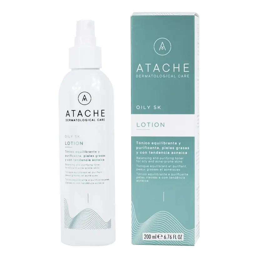 Тонер для себорегуляції та балансу жирної шкіри Oily SK Lotion Regulating Toner ATACHE Обʼєм 200 мл