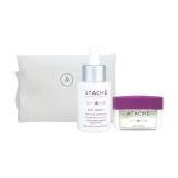 Набір для догляду за чутливою шкірою та лікування куперозу Soft Derm Serum & Night Cream Set ATACHE