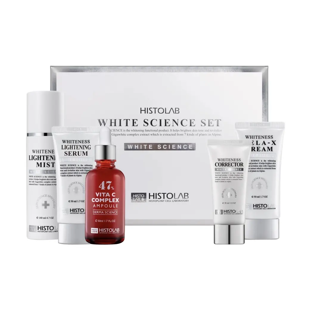 Набор для борьбы с пигментацией и осветления кожи лица White Science Set HISTOLAB
